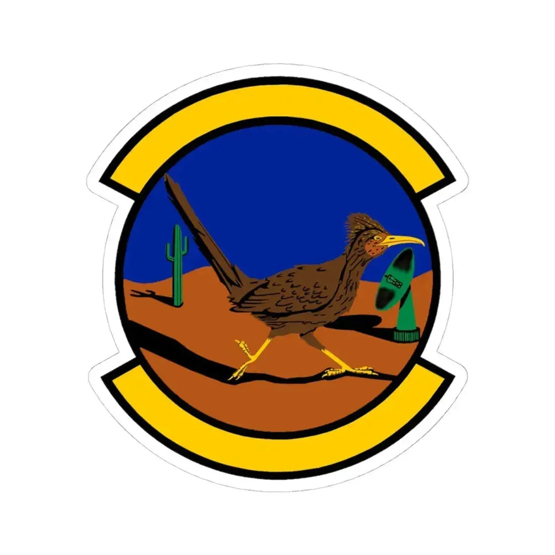 612 Air Communications Squadron ACC (U.S. Air Force) STICKER Vinyl Kiss-Cut Decal 4 Inch White - The Sticker Space