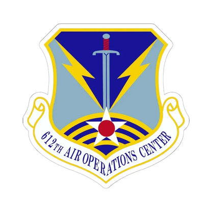 612 Air Operations Center ACC (U.S. Air Force) STICKER Vinyl Kiss-Cut Decal 6 Inch White - The Sticker Space