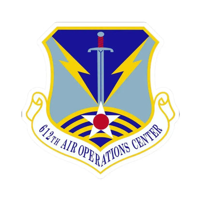 612 Air Operations Center ACC (U.S. Air Force) STICKER Vinyl Kiss-Cut Decal - The Sticker Space