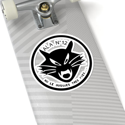 Ala12monocromo (Spain) (Coat of Arms) STICKER Vinyl Kiss-Cut Decal