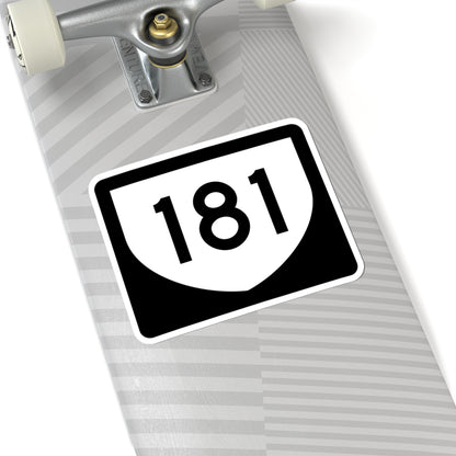 PR urban primary 181 (Puerto Rico) (Road Sign) STICKER Vinyl Kiss-Cut Decal