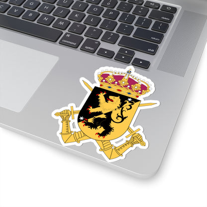 Skaraborgs regemente vapen (Sweden) (Coat of Arms) STICKER Vinyl Kiss-Cut Decal