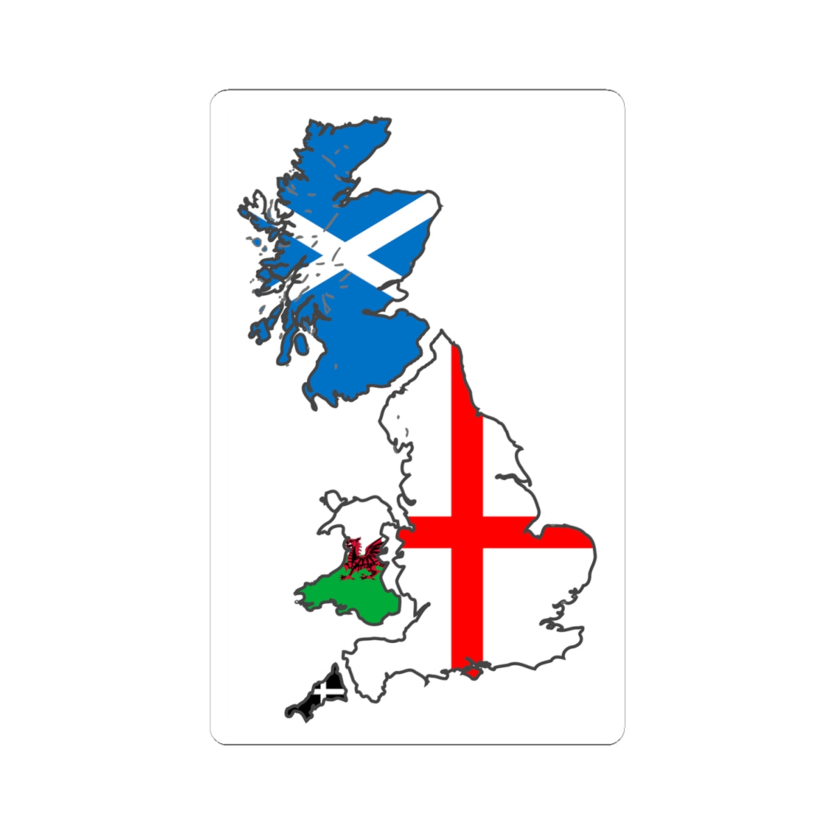 Britain breakup (United Kingdom) STICKER Vinyl Kiss-Cut Decal