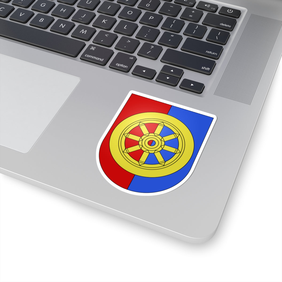 Rue-coat of arms (Switzerland) (Coat of Arms) STICKER Vinyl Kiss-Cut Decal