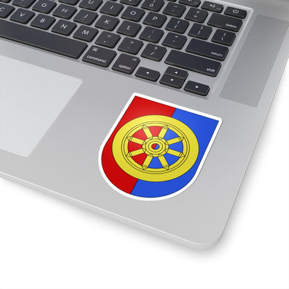 Rue-coat of arms (Switzerland) (Coat of Arms) STICKER Vinyl Kiss-Cut Decal