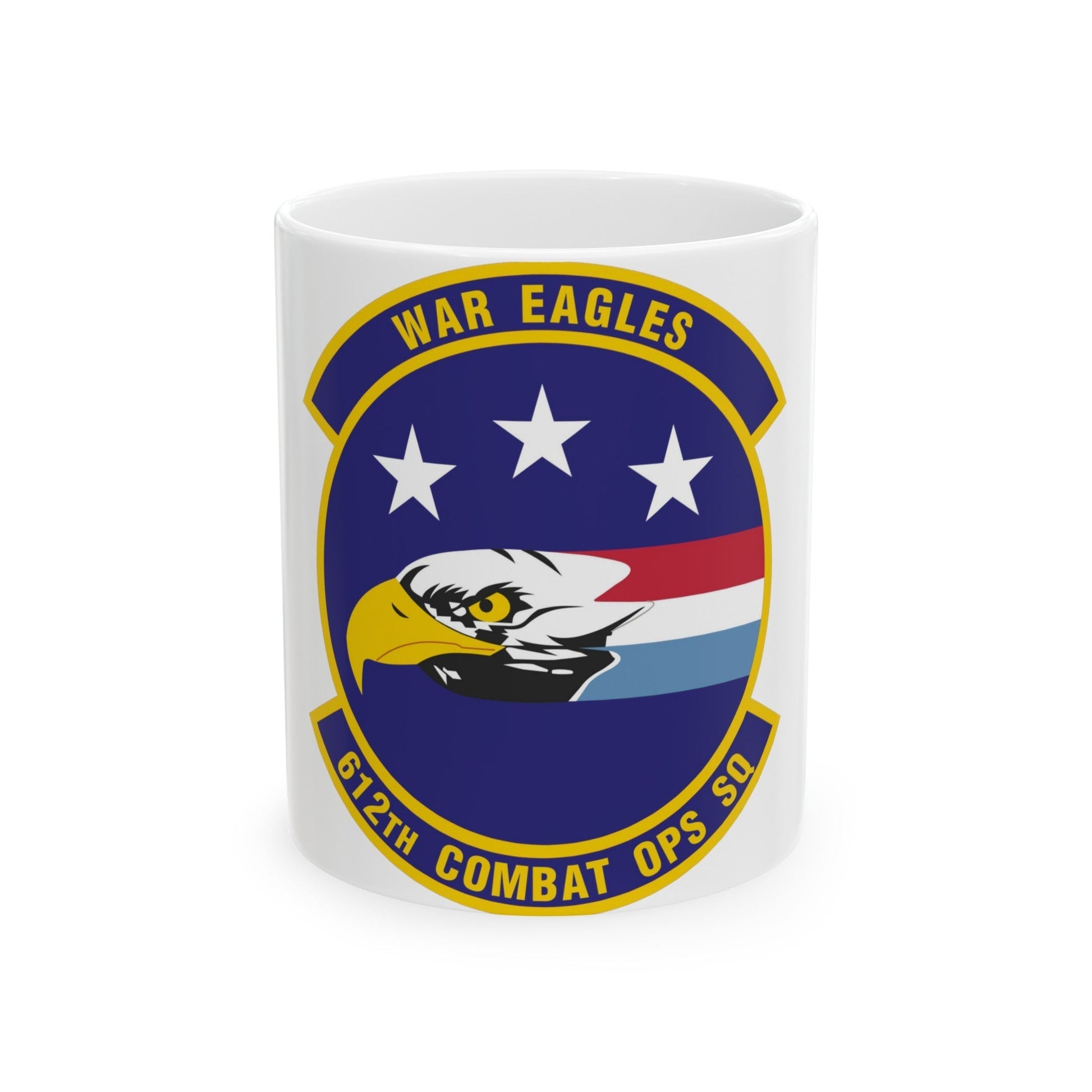 612th Combat Operations Squadron (U.S. Air Force) White Coffee Mug-11oz-The Sticker Space