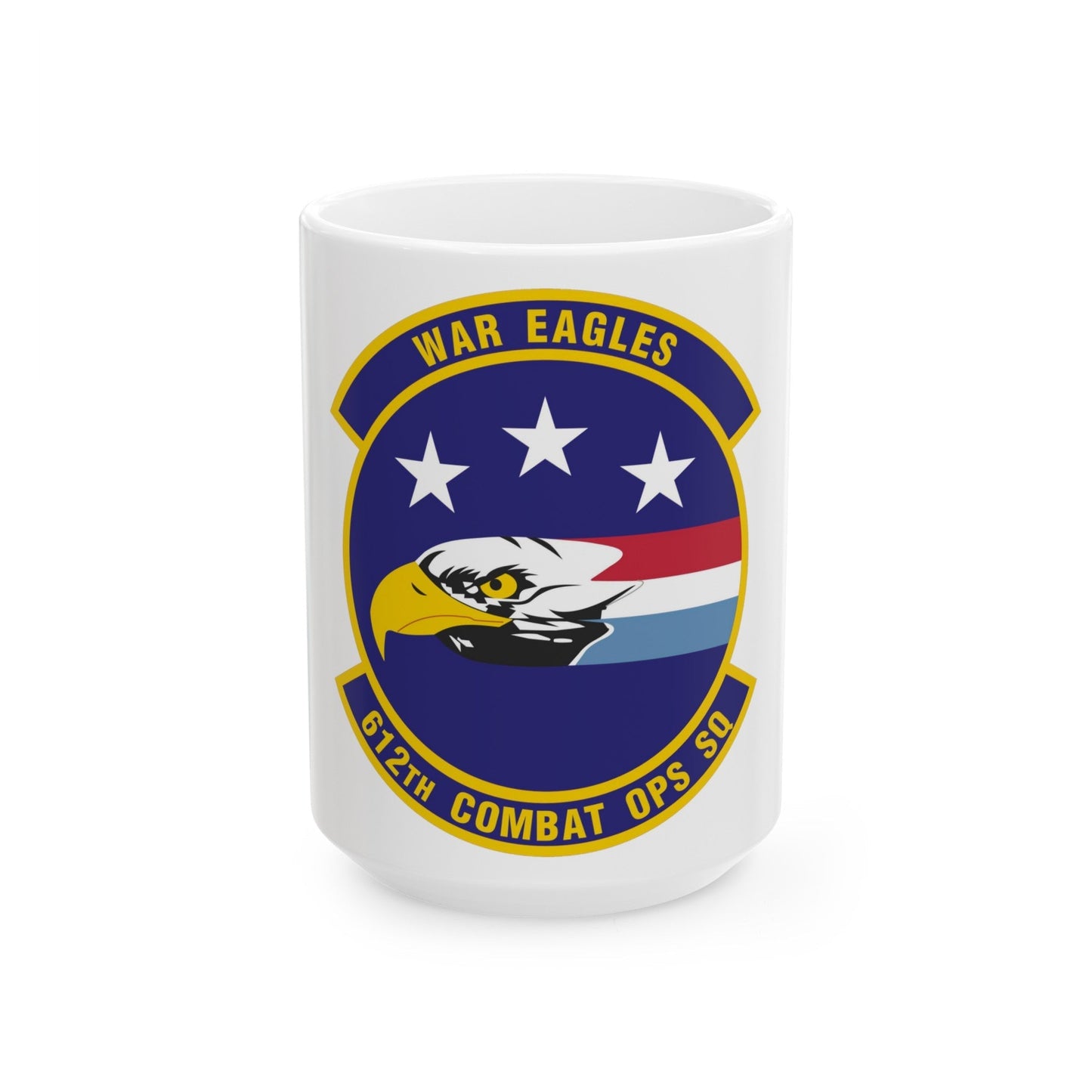 612th Combat Operations Squadron (U.S. Air Force) White Coffee Mug-15oz-The Sticker Space