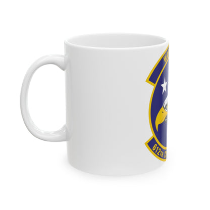 612th Combat Operations Squadron (U.S. Air Force) White Coffee Mug-The Sticker Space