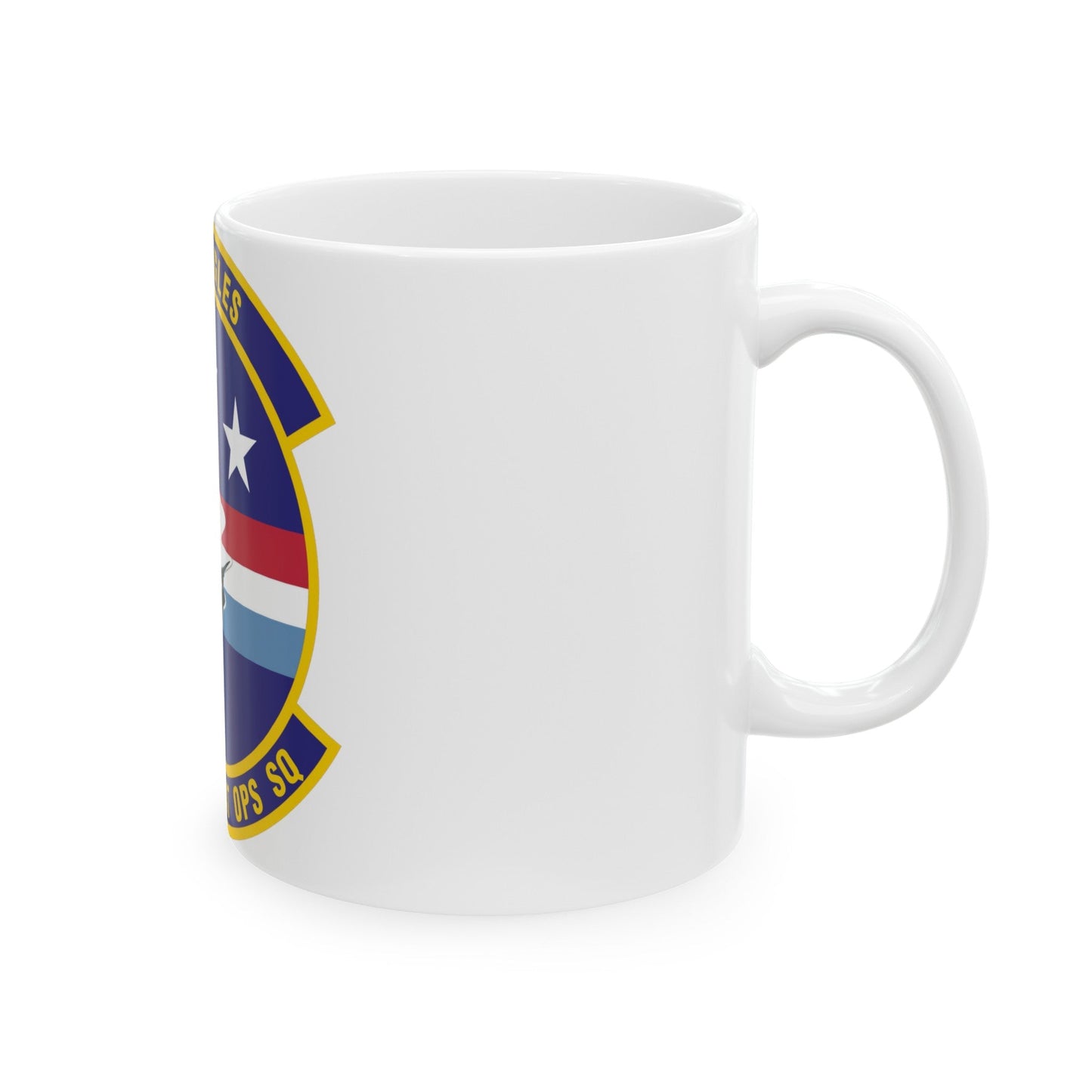 612th Combat Operations Squadron (U.S. Air Force) White Coffee Mug-The Sticker Space