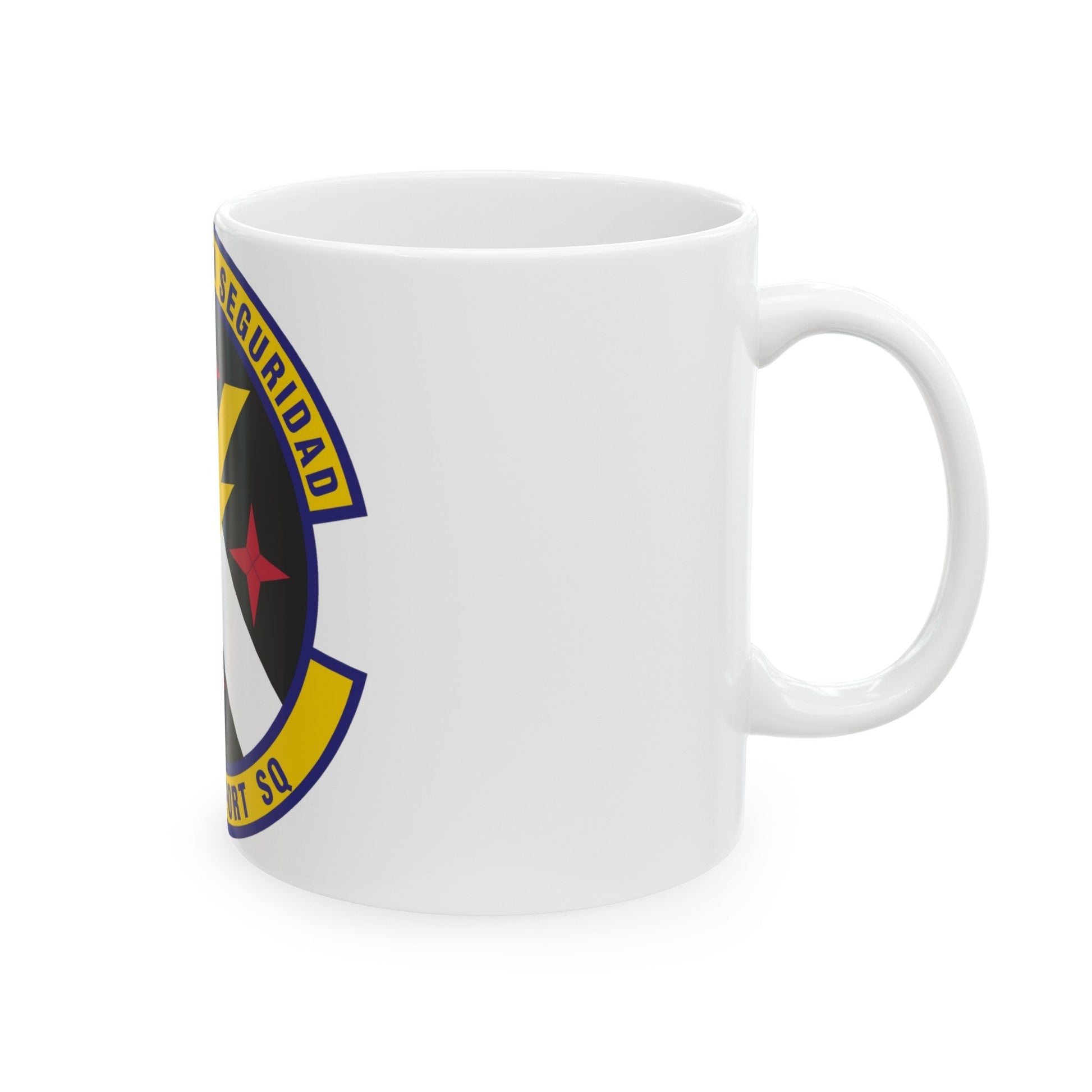 612th Support Squadron (U.S. Air Force) White Coffee Mug-The Sticker Space