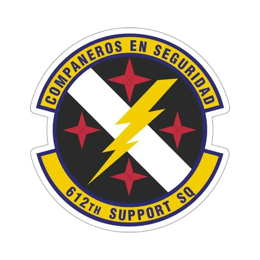 612th Support Squadron (U.S. Air Force) STICKER Vinyl Die-Cut Decal 6 Inch - The Sticker Space