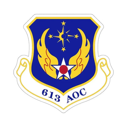613 Air Operations Center PACAF (U.S. Air Force) STICKER Vinyl Die-Cut Decal 5 Inch - The Sticker Space