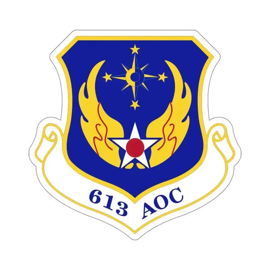 613 Air Operations Center PACAF (U.S. Air Force) STICKER Vinyl Die-Cut Decal 6 Inch - The Sticker Space