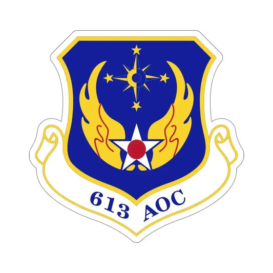 613 Air Operations Center PACAF (U.S. Air Force) STICKER Vinyl Die-Cut Decal 6 Inch - The Sticker Space