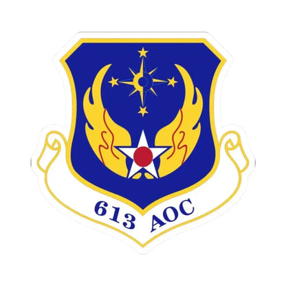 613 Air Operations Center PACAF (U.S. Air Force) STICKER Vinyl Kiss-Cut Decal - The Sticker Space