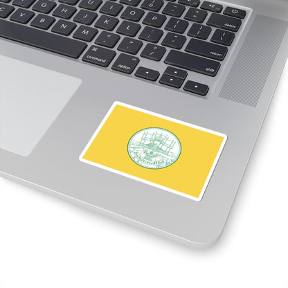 Flag of Prachuap Khiri Khan (Thailand) STICKER Vinyl Kiss-Cut Decal
