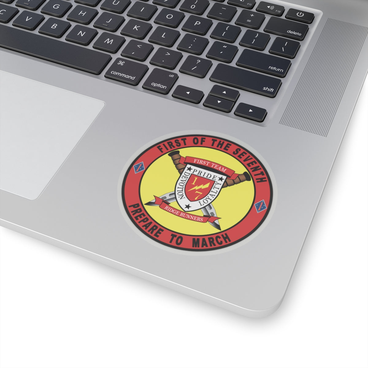 1st Battalion 7th Marines (USMC) STICKER Vinyl Kiss-Cut Decal-The Sticker Space