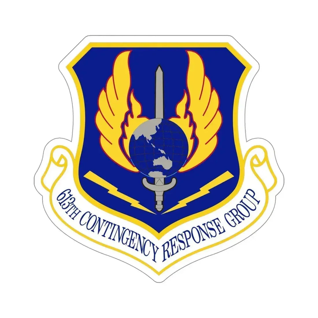 613th Contingency Response Group (U.S. Air Force) STICKER Vinyl Die-Cut Decal 5 Inch - The Sticker Space