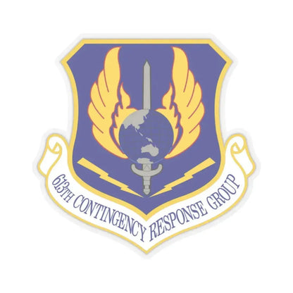 613th Contingency Response Group (U.S. Air Force) STICKER Vinyl Kiss-Cut Decal 2 Inch Transparent - The Sticker Space