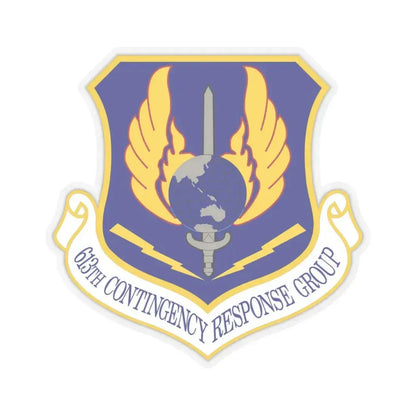 613th Contingency Response Group (U.S. Air Force) STICKER Vinyl Kiss-Cut Decal 4 Inch Transparent - The Sticker Space