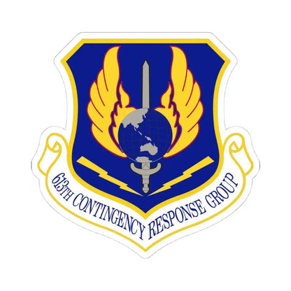 613th Contingency Response Group (U.S. Air Force) STICKER Vinyl Kiss-Cut Decal 4 Inch White - The Sticker Space