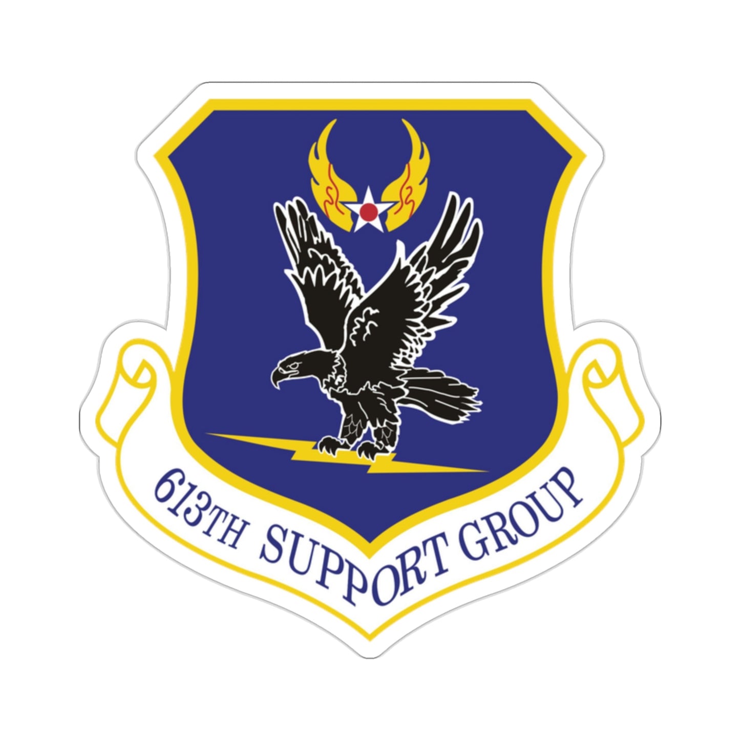 613th Support Group (U.S. Air Force) STICKER Vinyl Die-Cut Decal-2 Inch-The Sticker Space