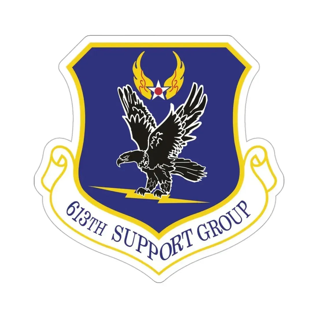 613th Support Group (U.S. Air Force) STICKER Vinyl Die-Cut Decal - The Sticker Space