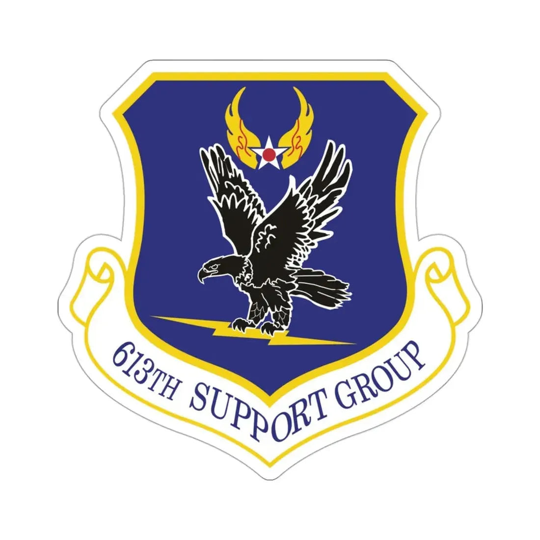 613th Support Group (U.S. Air Force) STICKER Vinyl Die-Cut Decal - The Sticker Space