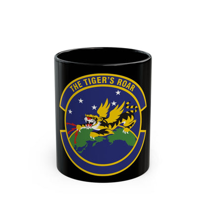 614 Air and Space Communications Squadron AFSPC (U.S. Air Force) Black Coffee Mug-11oz-The Sticker Space