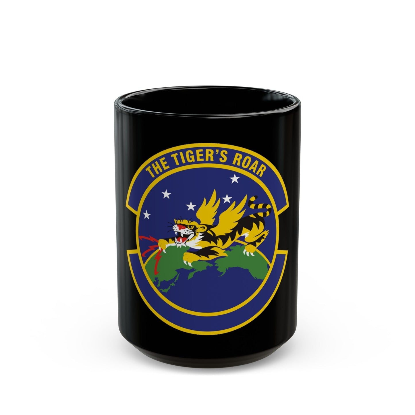 614 Air and Space Communications Squadron AFSPC (U.S. Air Force) Black Coffee Mug-15oz-The Sticker Space