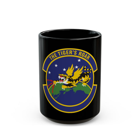 614 Air and Space Communications Squadron AFSPC (U.S. Air Force) Black Coffee Mug-15oz-The Sticker Space