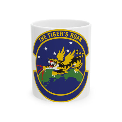 614 Air and Space Communications Squadron AFSPC (U.S. Air Force) White Coffee Mug-11oz-The Sticker Space