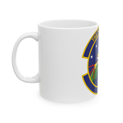 614 Air and Space Communications Squadron AFSPC (U.S. Air Force) White Coffee Mug-The Sticker Space