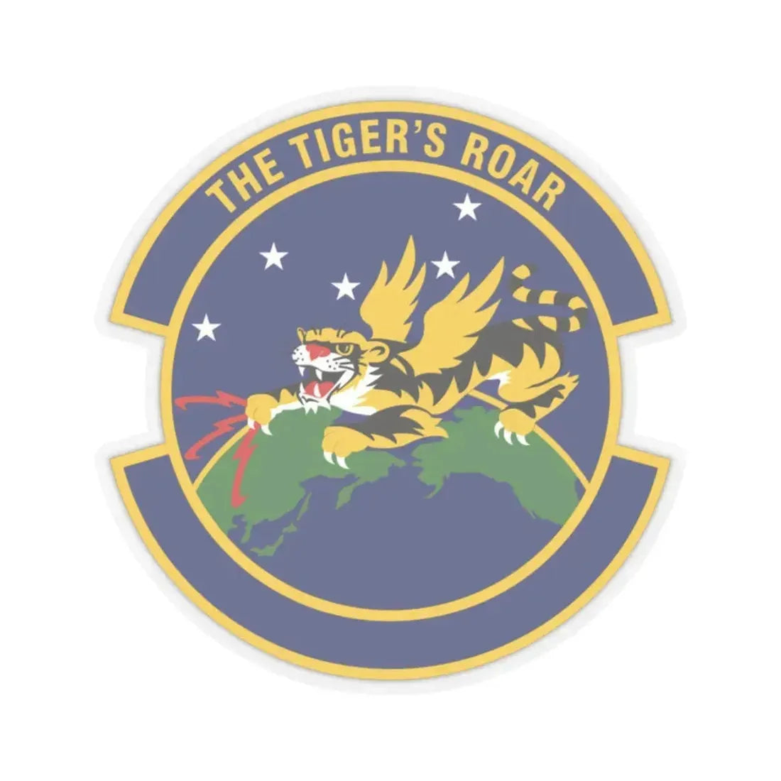 614 Air and Space Communications Squadron AFSPC (U.S. Air Force) STICKER Vinyl Kiss-Cut Decal 2 Inch Transparent - The Sticker Space