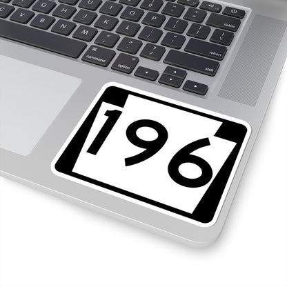 PA-196 (Pennsylvania) (Road Sign) STICKER Vinyl Kiss-Cut Decal