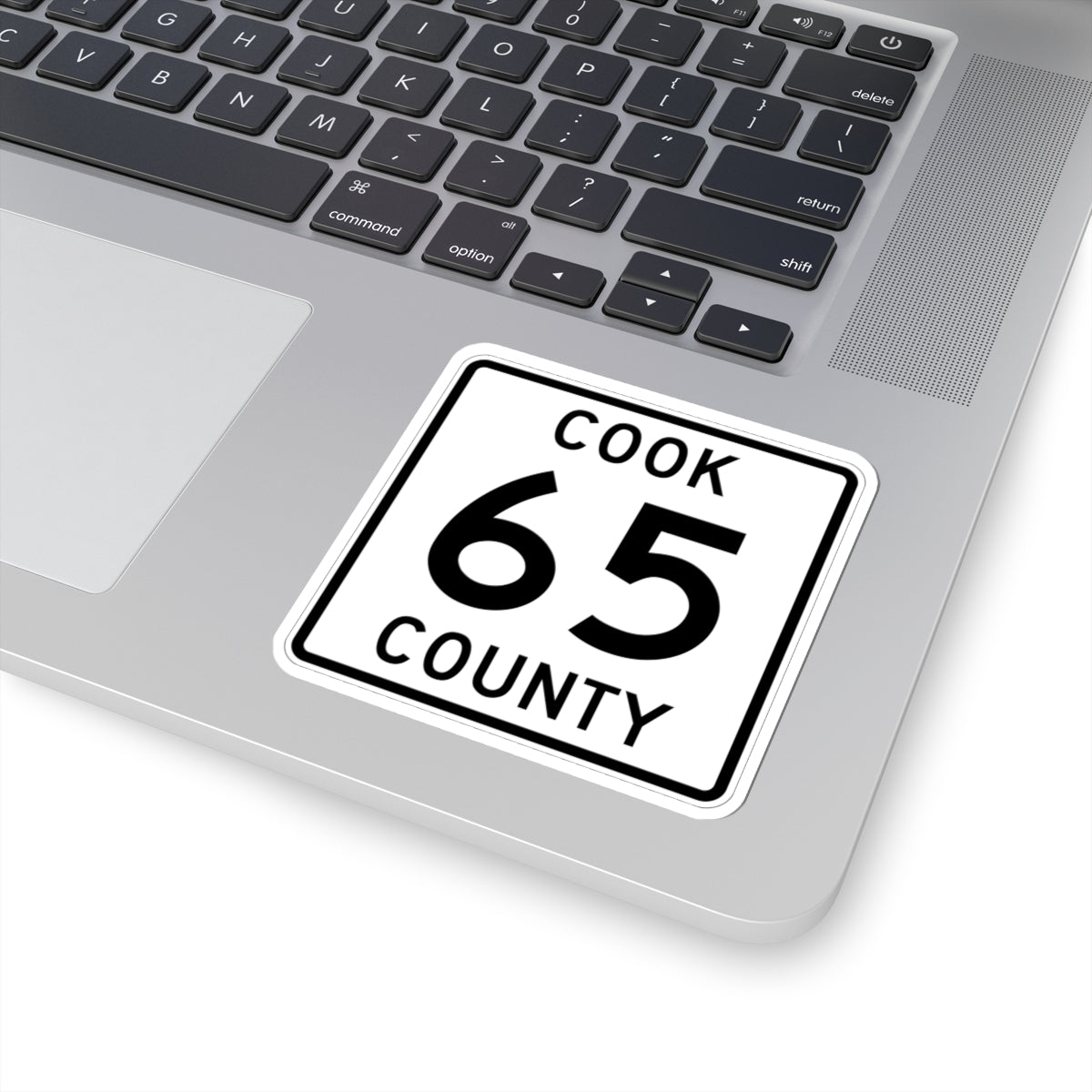 Cook County 65 MN (Minnesota) (Road Sign) STICKER Vinyl Kiss-Cut Decal