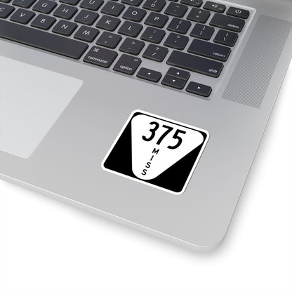 Mississippi 375 (Mississippi) (Road Sign) STICKER Vinyl Kiss-Cut Decal