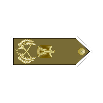 EgyptianArmyInsignia FieldMarshal rotated (Egypt) (Military Rank) STICKER Vinyl Kiss-Cut Decal