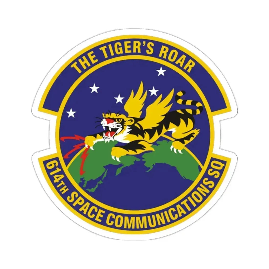 614th Space Communications Squadron (U.S. Air Force) STICKER Vinyl Die-Cut Decal 2 Inch - The Sticker Space