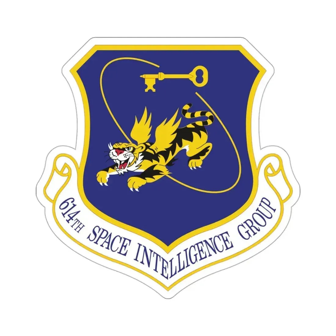614th Space Intelligence Group (U.S. Air Force) STICKER Vinyl Die-Cut Decal 3 Inch - The Sticker Space