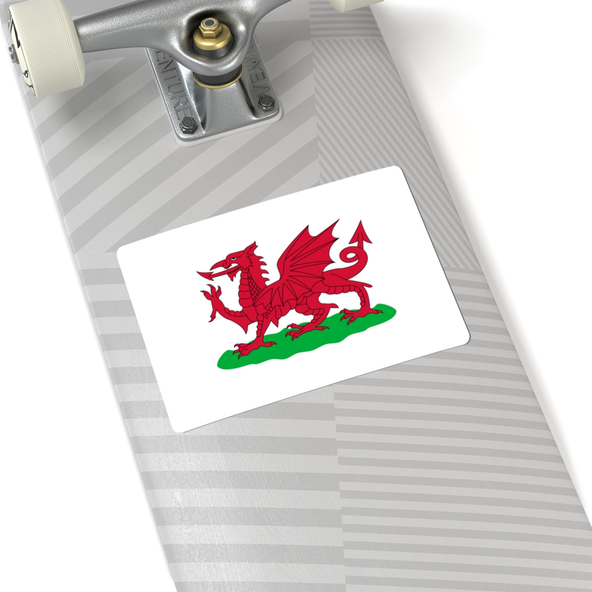 Flag of Wales 1807-1953 3-2 (United Kingdom) STICKER Vinyl Kiss-Cut Decal