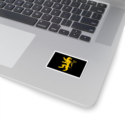 Flag of Ceredigion (United Kingdom) STICKER Vinyl Kiss-Cut Decal