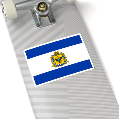 Flag of Kherson Oblast Russia (Russia) STICKER Vinyl Kiss-Cut Decal