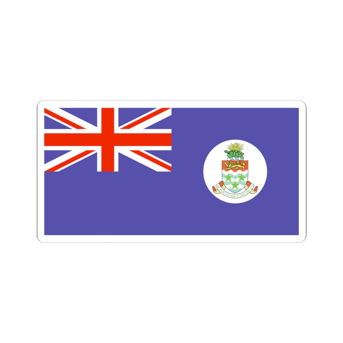 Flag of the Cayman Islands WFB 2000 (United Kingdom) STICKER Vinyl Kiss-Cut Decal