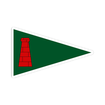 Burgee of Cargreen Yacht Club (United Kingdom) STICKER Vinyl Kiss-Cut Decal
