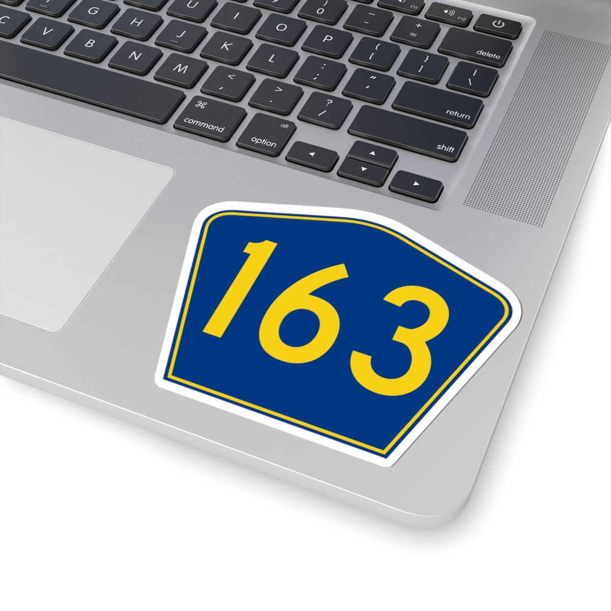 PR secondary 163 (Puerto Rico) (Road Sign) STICKER Vinyl Kiss-Cut Decal