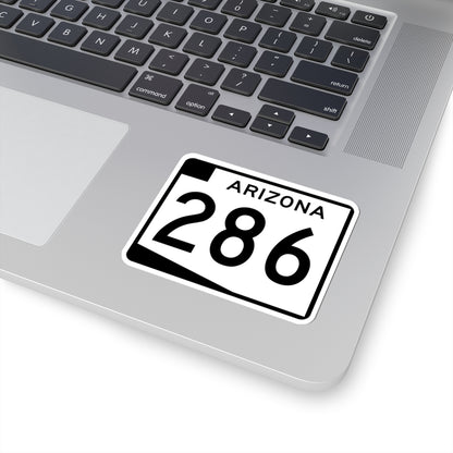 Arizona 286 (Arizona) (Road Sign) STICKER Vinyl Kiss-Cut Decal