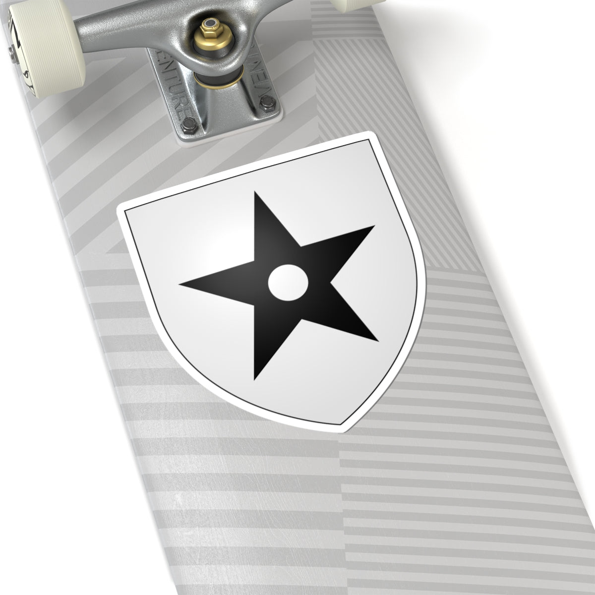 Armorial Assheton of Downham Hall Barons Clitheroe (England) (Coat of Arms) STICKER Vinyl Kiss-Cut Decal