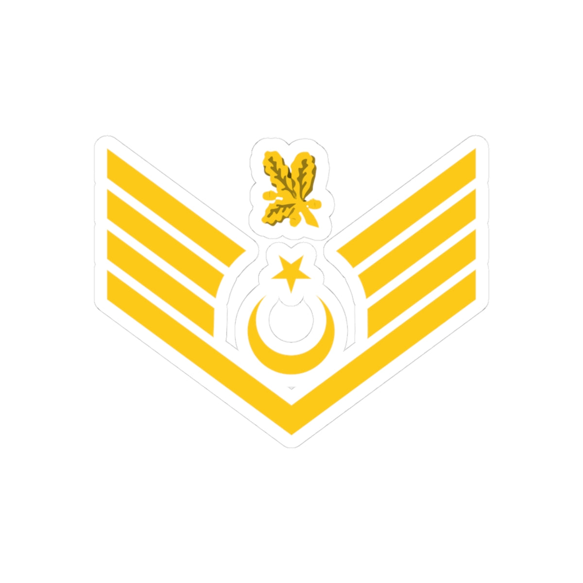 Navy TUR OR 07b (Turkey) (Military Rank) STICKER Vinyl Kiss-Cut Decal