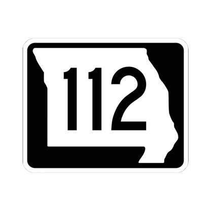 MO-112 (Missouri) (Road Sign) STICKER Vinyl Kiss-Cut Decal
